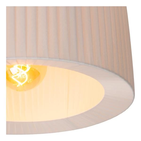 Lucide FOLD - Flush ceiling light - Ø 40 cm - 1xE27 - White - detail 1